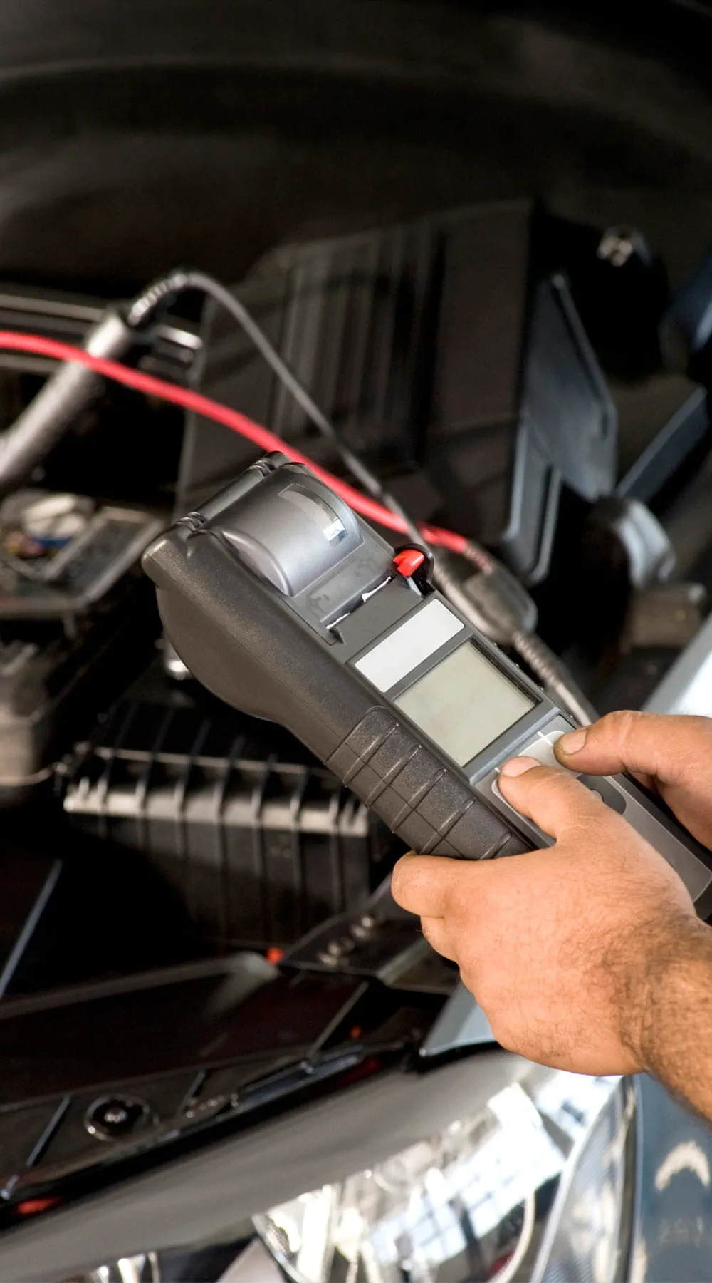 Comprobación de batería de coche