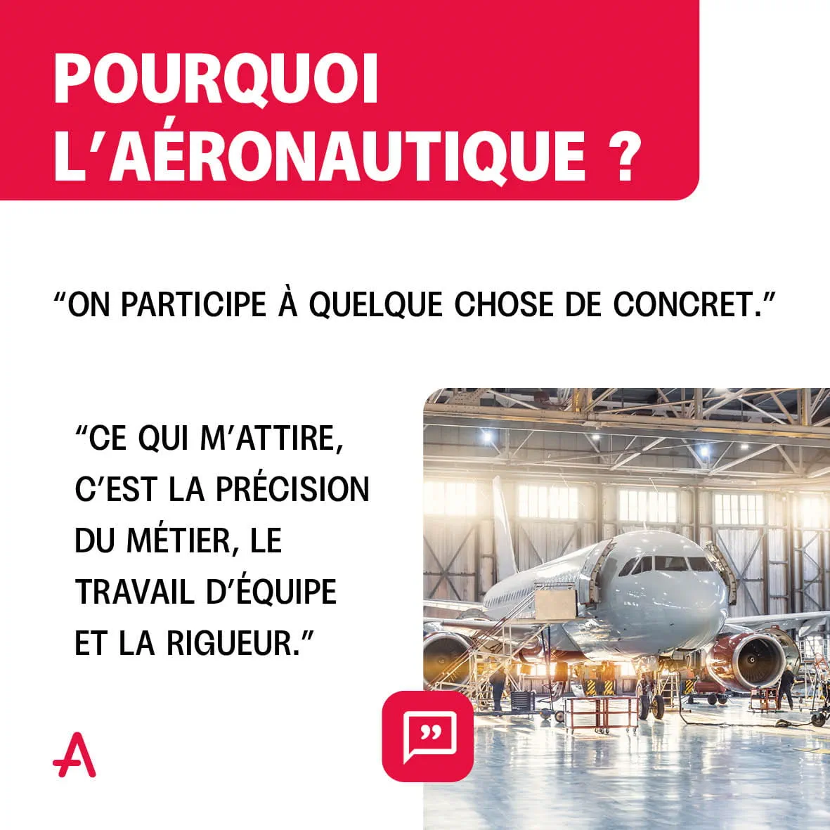 Pourquoi Apolline a choisi le secteur de l'aéronautique