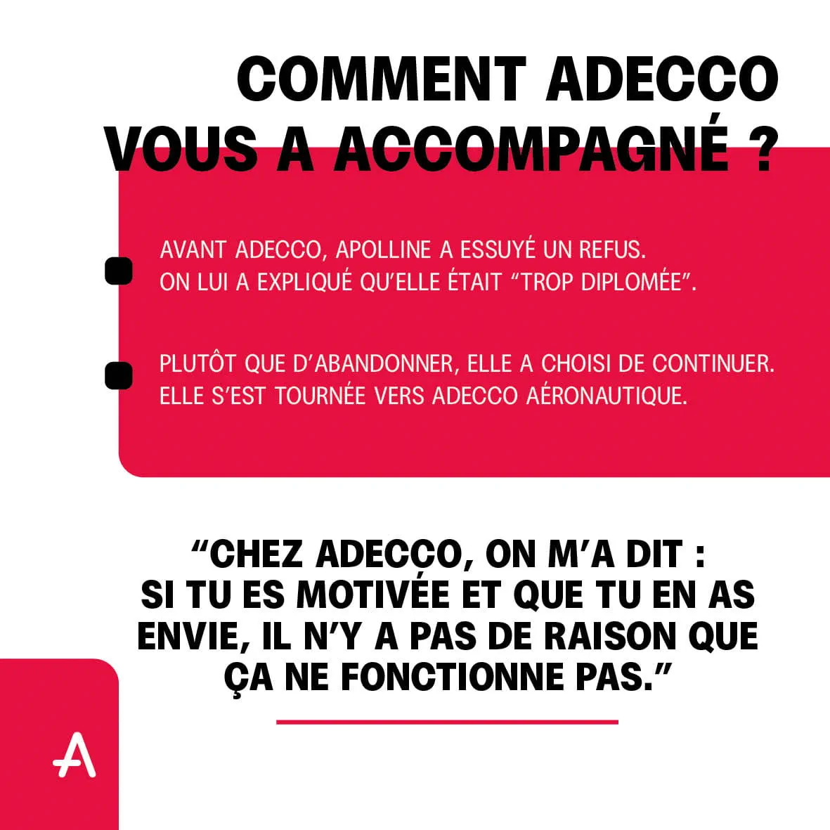 Comment Adecco a accompagné Apolline dans sa reconversion