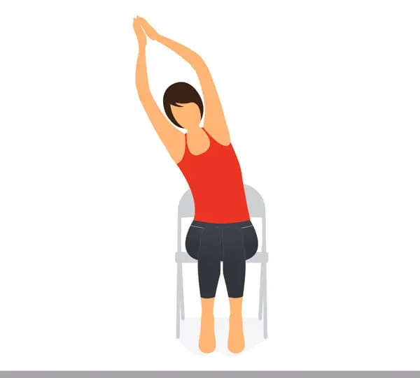 Five Yoga Poses - Seated Crescent Moon Pose