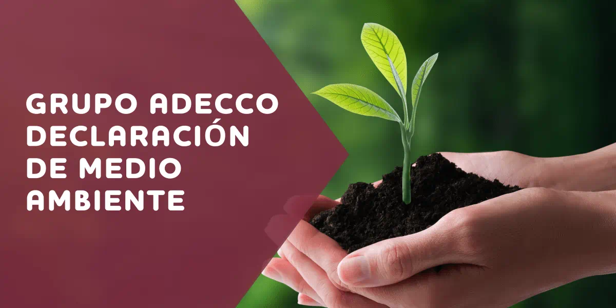 Grupo Adecco declaracion medio ambiente