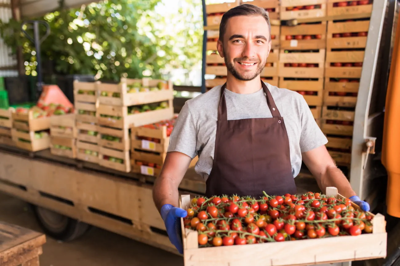 Tomaten-Verkäufer