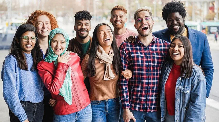 Diverse talent from different backgrounds