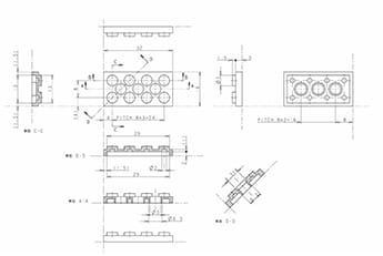［図-1］2次元図面（ブロック玩具）