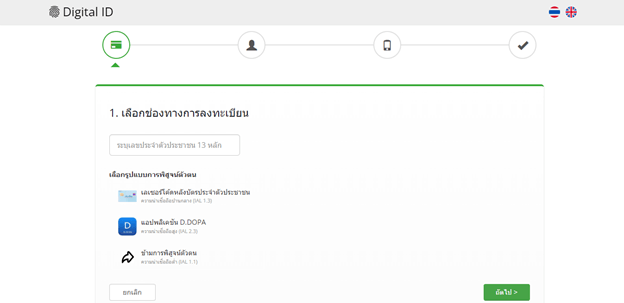 ลงทะเบียนกรณีว่างงาน