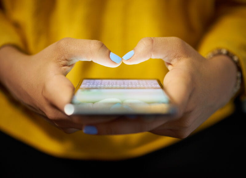 Smartphone para encontrar trabajo