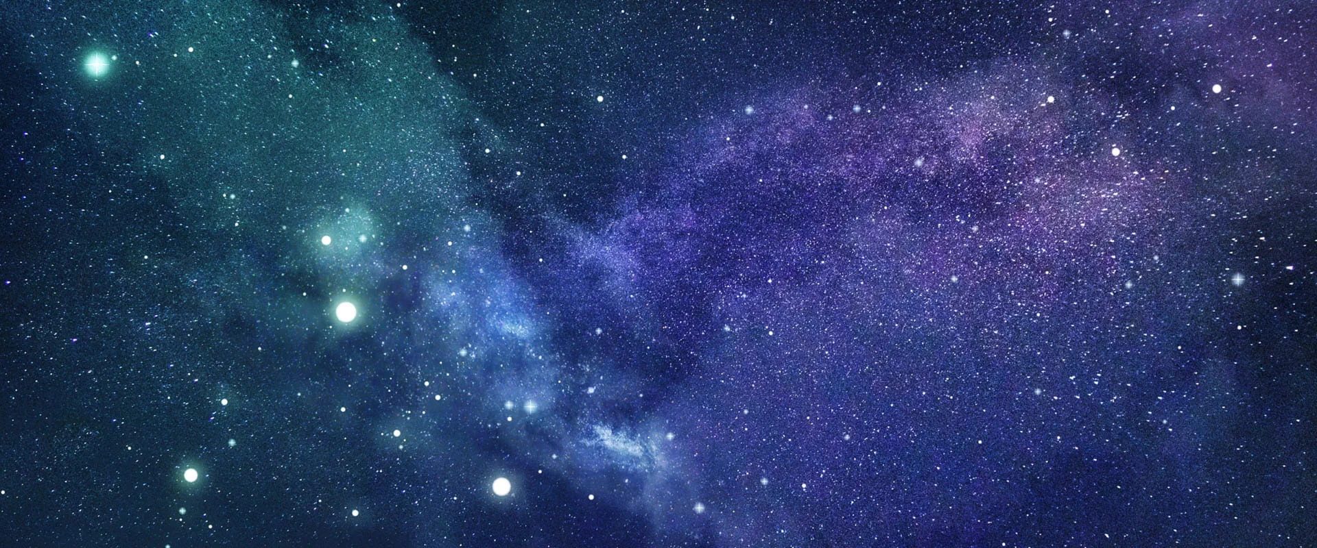 Space with stars