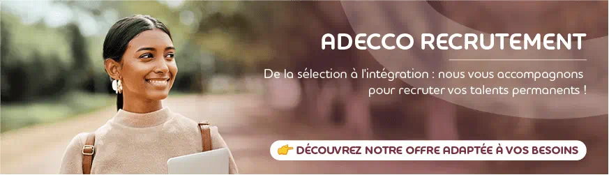 Bannière Adecco Recrutement
